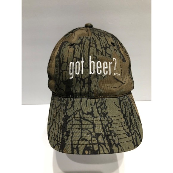 Got Beer? Vintage Rebark Camouflage Hat Cap Embroidered Snapback - Picture 1 of 7